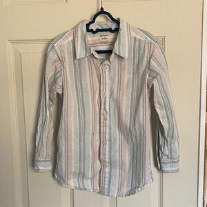 Carter's Multicolor Striped Button-Down Shirt
